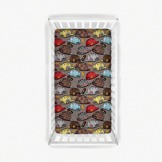 Cars Snapbacks Bamboo Crib Sheet