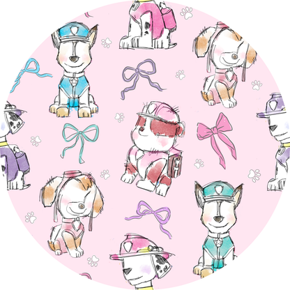 "This Pup's Gotta Fly!" Bamboo Twin Sheet & Ruffle Pillowcase Set