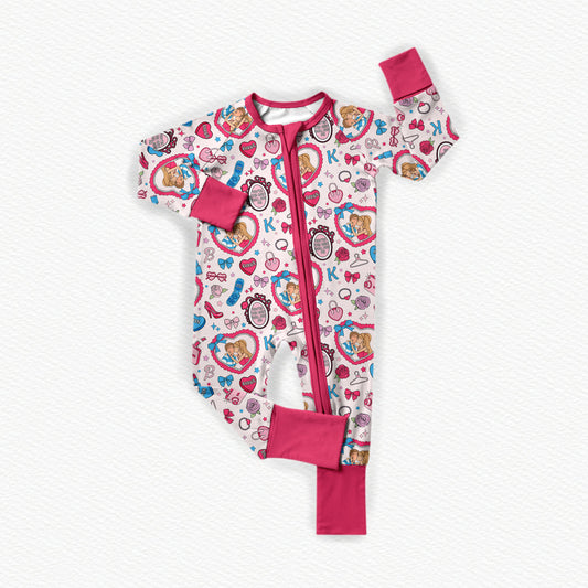 Barbie Valentine Bamboo Zippy Pajamas