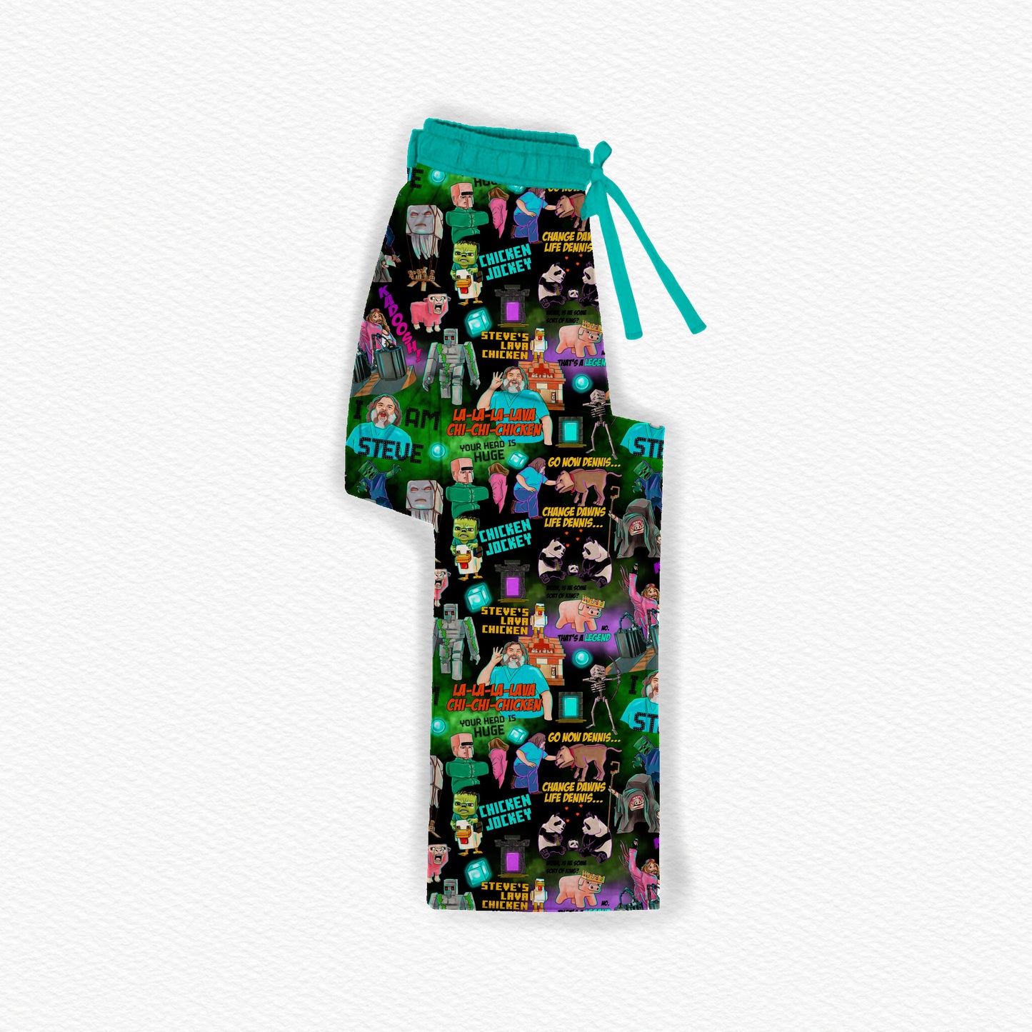 Chicken Jockey Bamboo Adult Straight Leg Style Pants