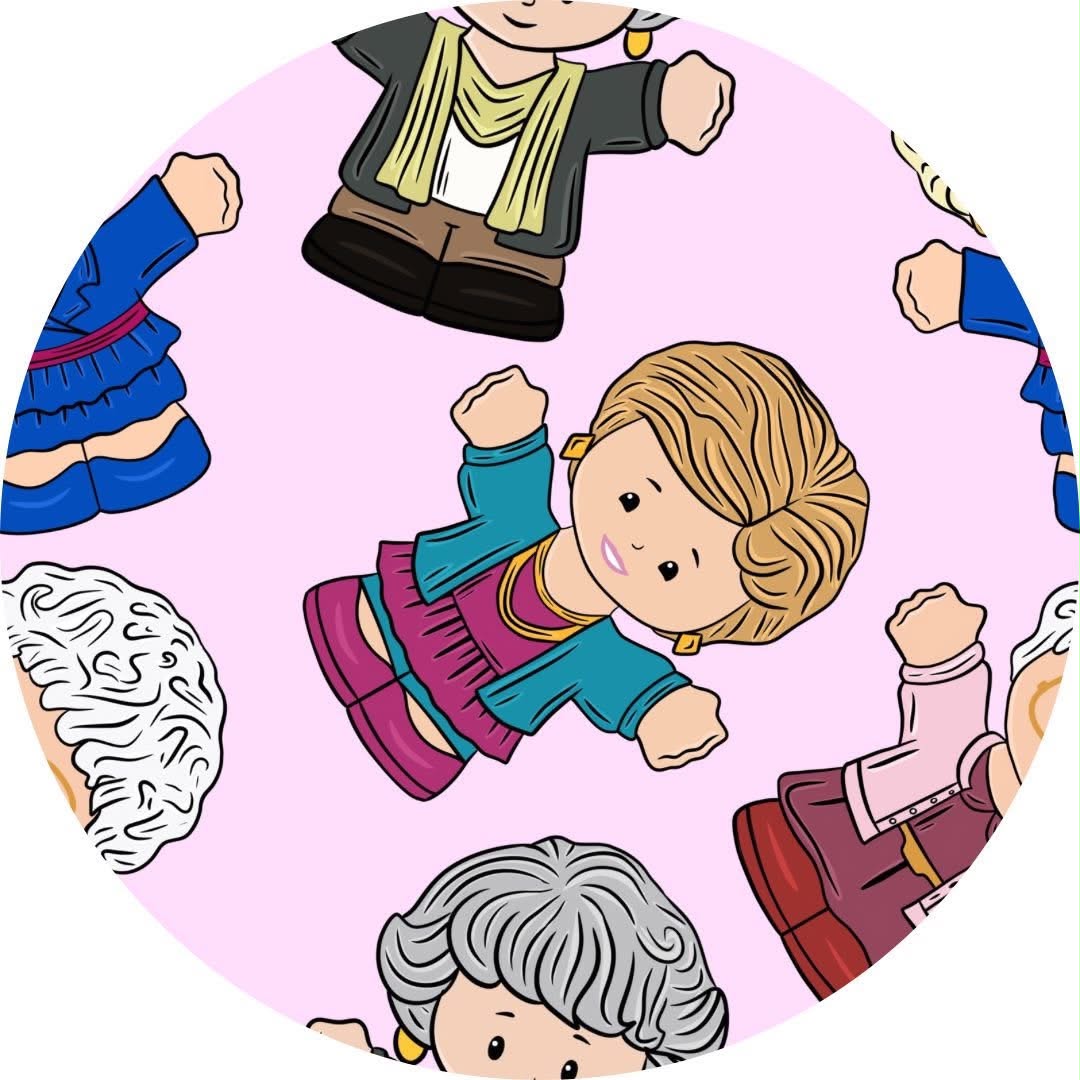 Golden Girls Tiny People Bamboo Adult Headband