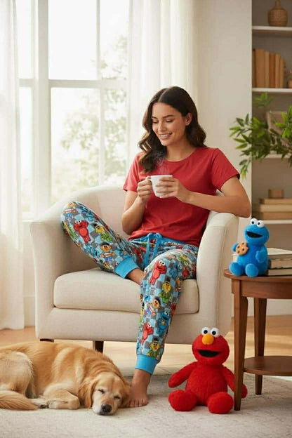 Sunny Days Tiny People Bamboo Jogger Style Pants