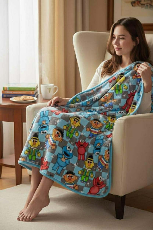 Sunny Days Tiny People 50x50 Double Layered Bamboo Blanket