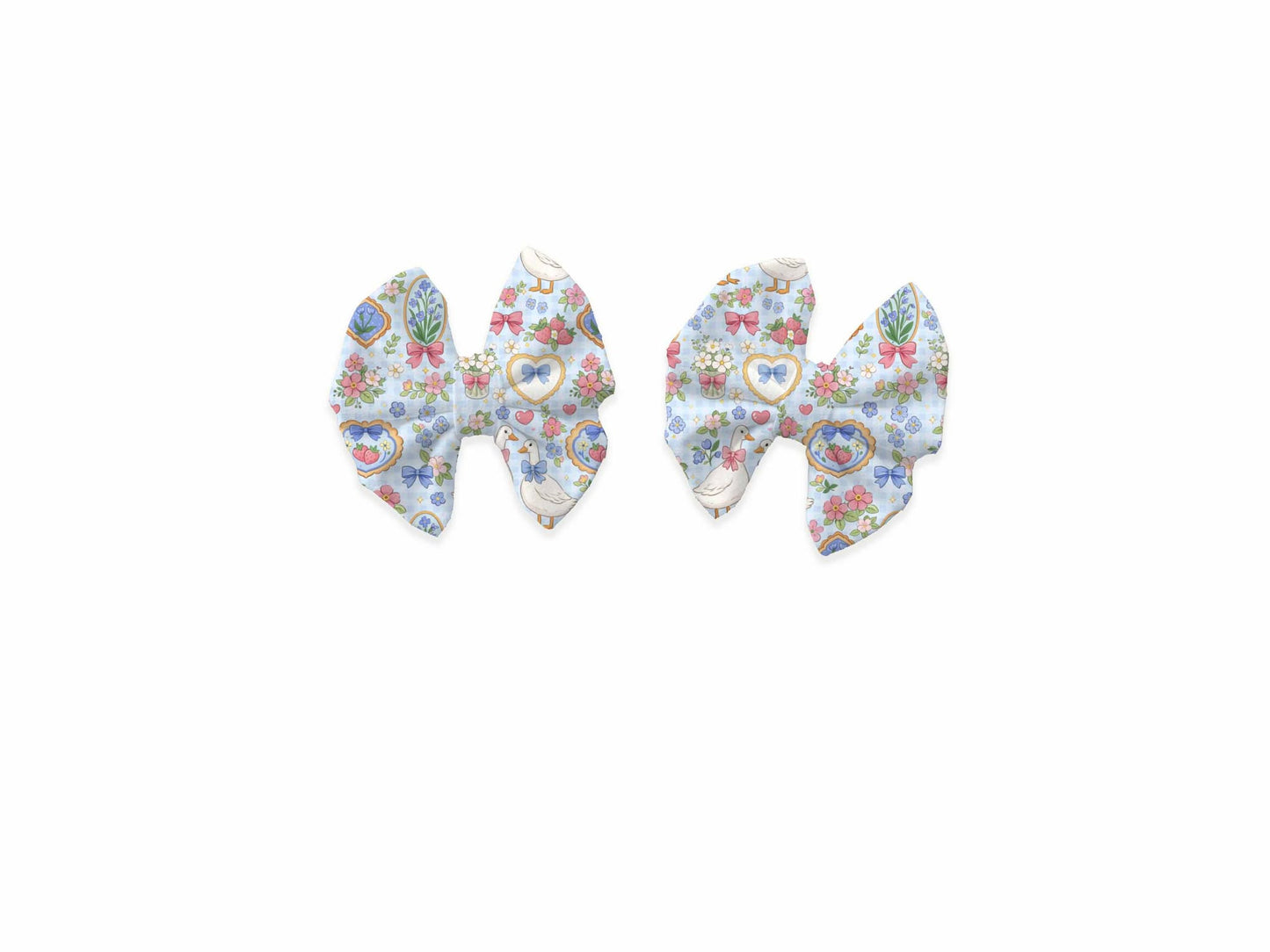 Coquette Girly Piggy Bows (Set of 2)