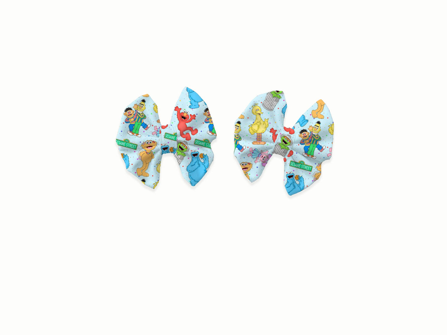 OG Sesame Street Piggy Bows (Set of 2)