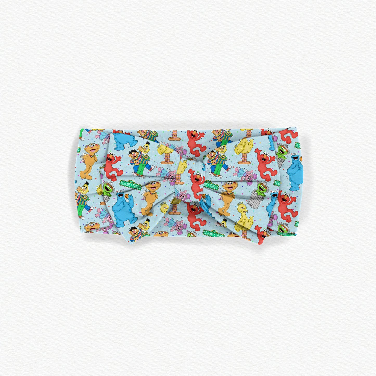 OG Sesame Street Bamboo Bow Headband