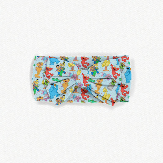 OG Sesame Street Bamboo Bow Headband