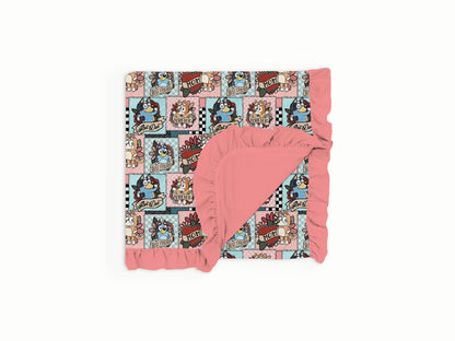 #MOMLIFE Ruffle Bamboo Blanket