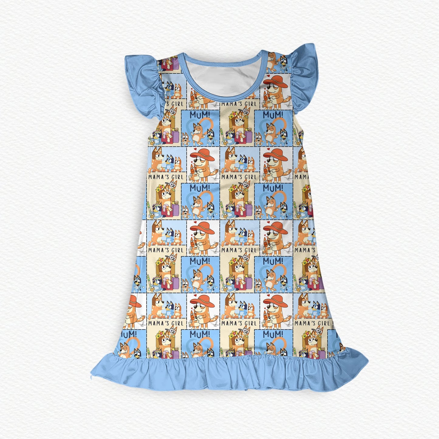 Mama's Girl Flutter Sleeve Bamboo Nightgown