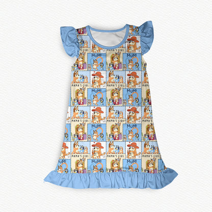 Mama's Girl Flutter Sleeve Bamboo Nightgown