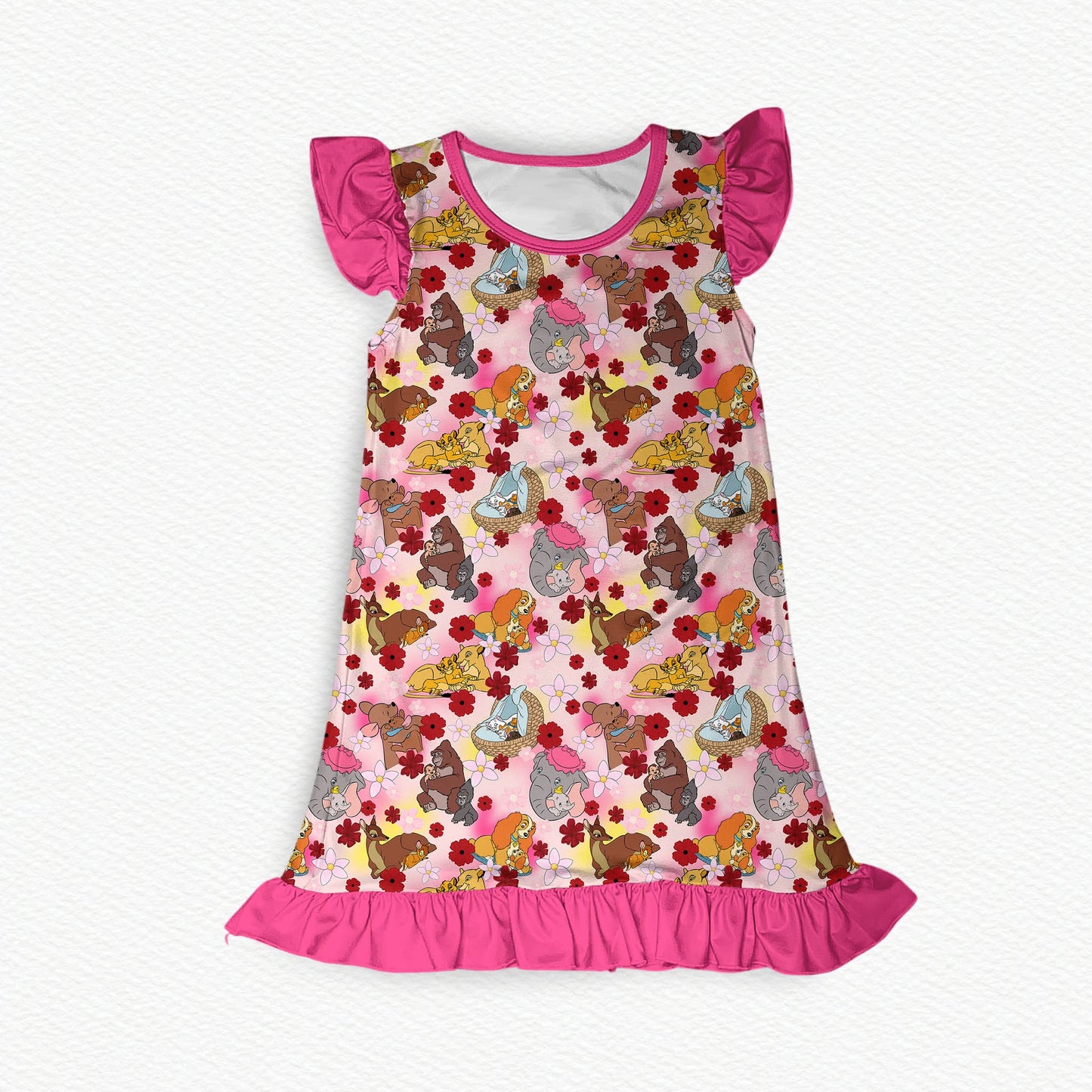 Mom Is Magic Flutter Sleeve Bamboo Nightgown