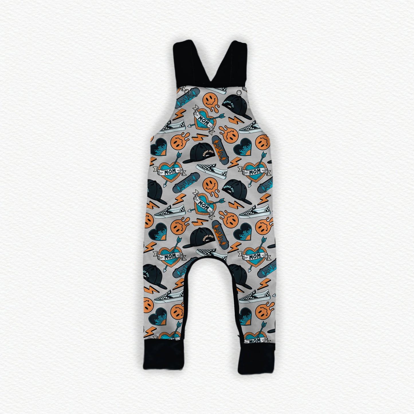 Mama's Skater Boy Bamboo Overalls
