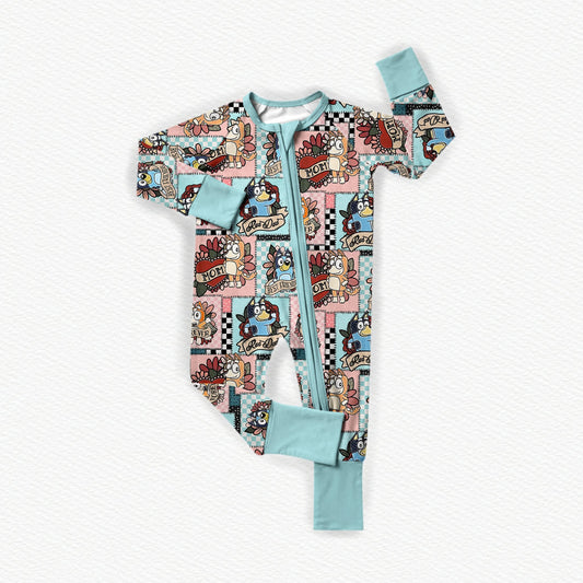 #MOMLIFE Bamboo Zippy Pajamas