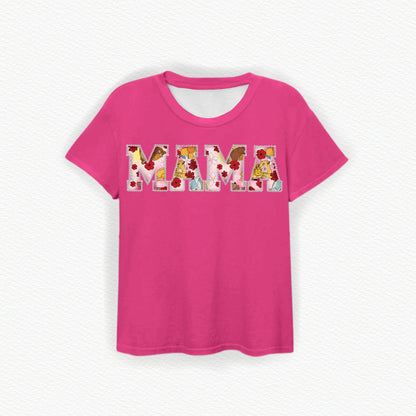 Mom Is Magic MAMA Embroidered Bamboo Tee