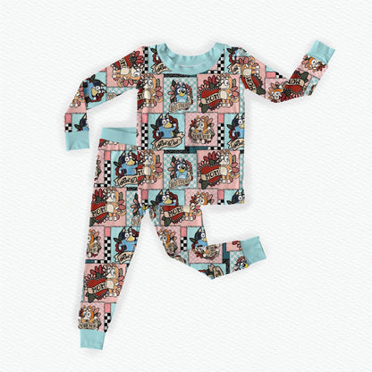#MOMLIFE Bamboo Long Sleeve Two Piece Pajama Set