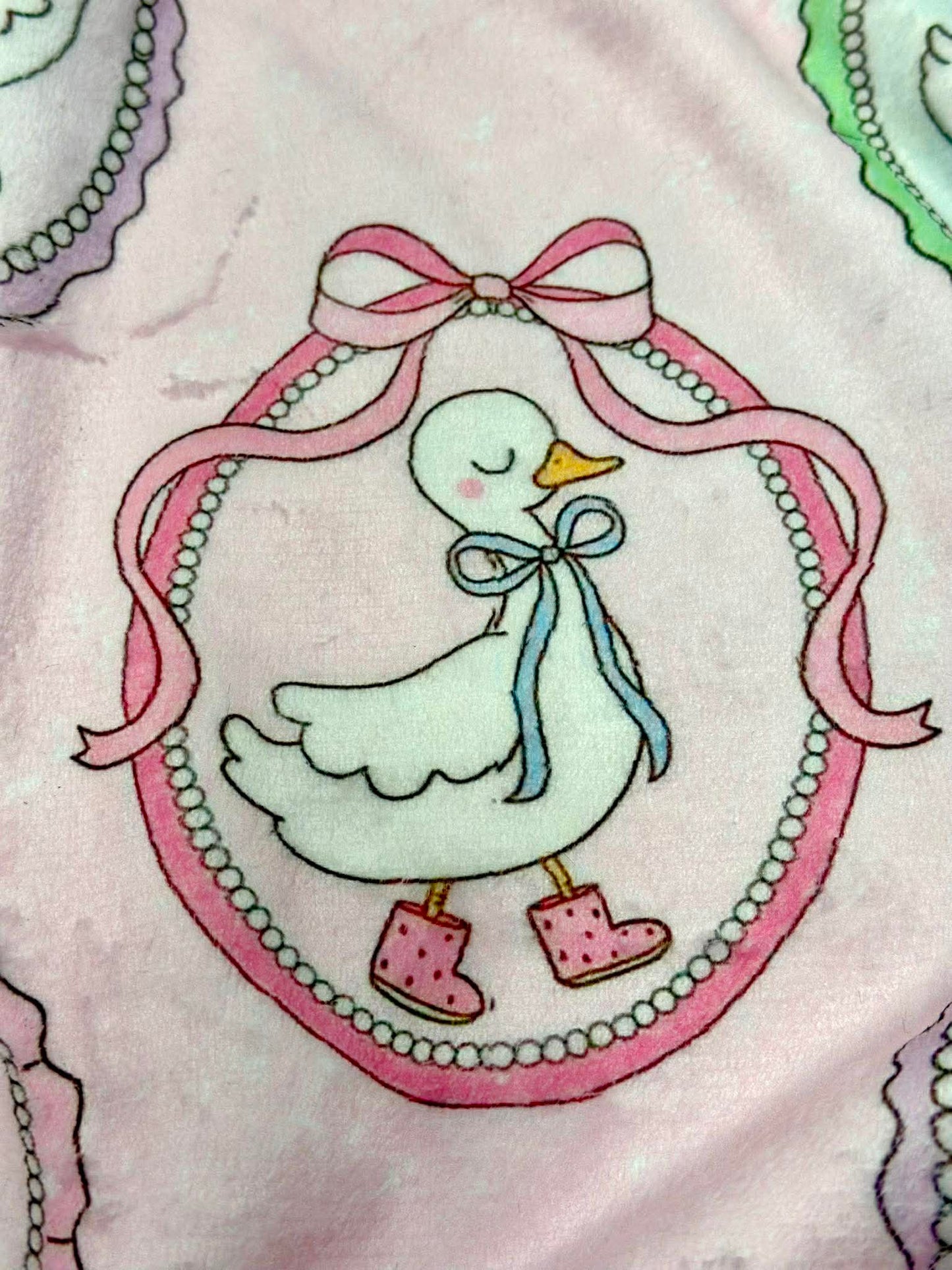 Silly Goose Minky Lux Double Sided Blanket