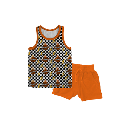 My Daddy Rides A Harley Bamboo Muscle Tank & Shorts Set