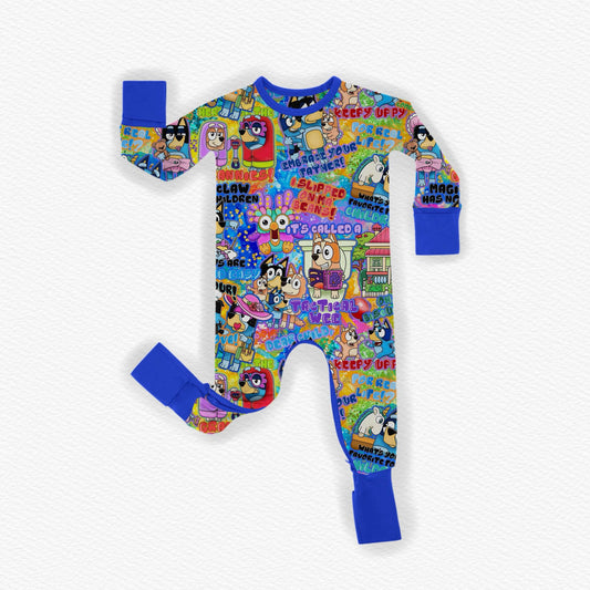 Embrace Your Father! Crescent Bamboo Zippy Pajamas