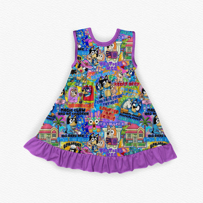 Embrace Your Father! Bamboo Tank Ruffle Dress