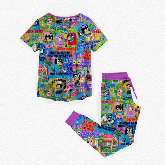 Embrace Your Father! Bamboo Women's Short Sleeve & Jogger Pants Pajama Set