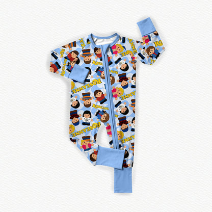 Roseanne Tiny People Bamboo Zippy Pajamas