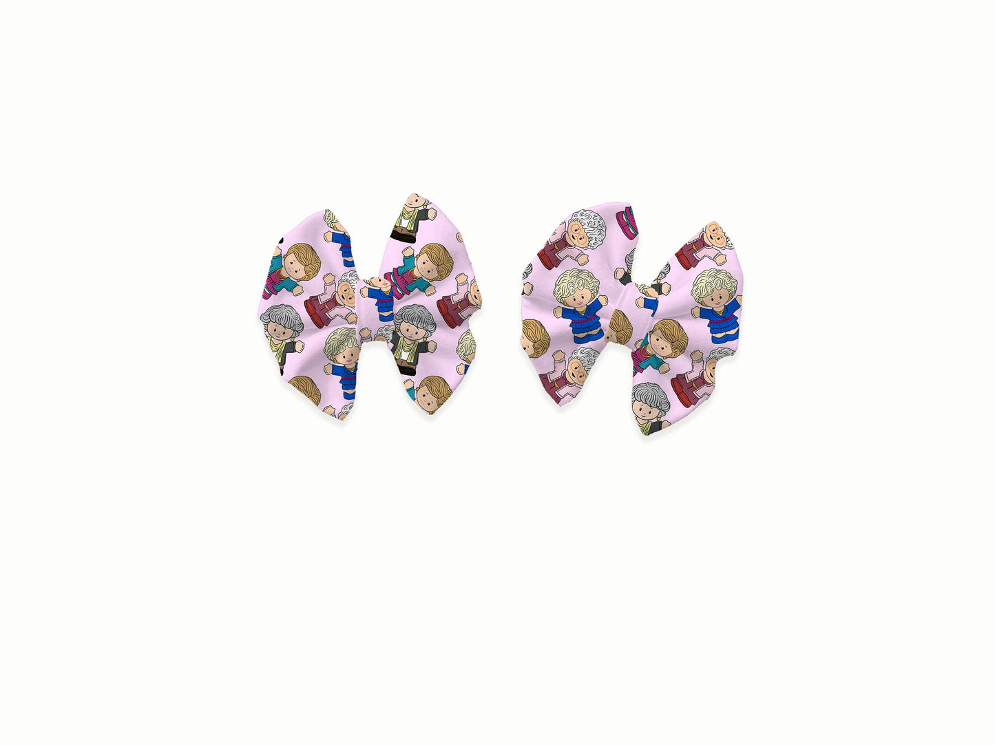 Golden Girls Tiny People Piggy Bows (Set of 2)