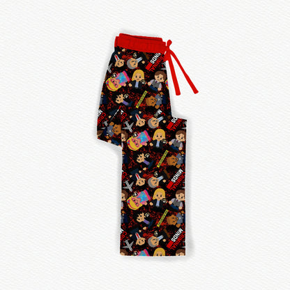 Criminal Minds Tiny People Bamboo Adult Straight Leg Pants
