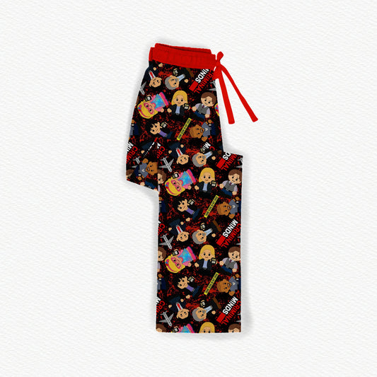 Criminal Minds Tiny People Bamboo Adult Straight Leg Pants