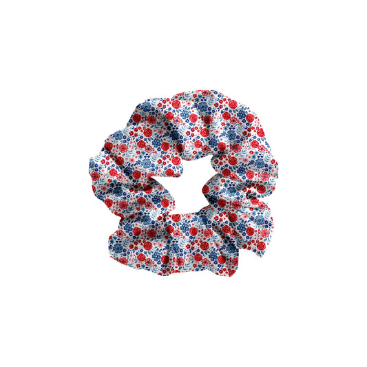 Freedom Florals Bamboo Scrunchie