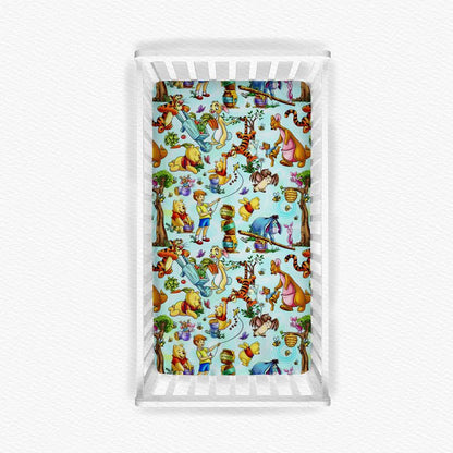 Christopher Robin Bamboo Crib Sheet