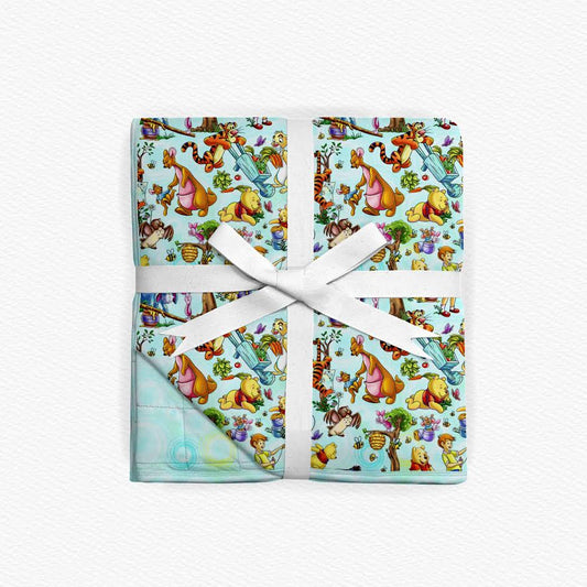 Christopher Robin Quilted 50x50 Bamboo Blanket