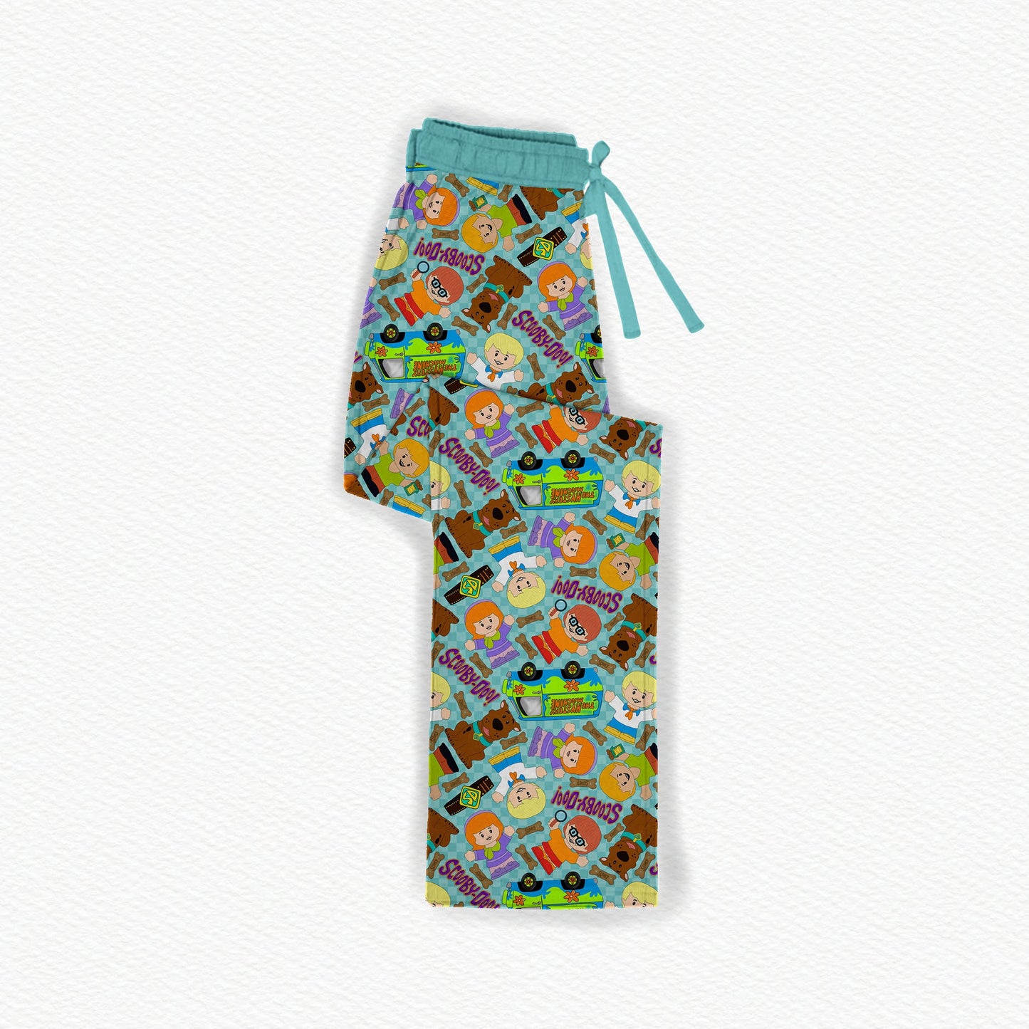 Mystery Machine Tiny People Bamboo Adult Straight Leg Pants