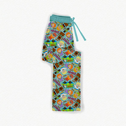 Mystery Machine Tiny People Bamboo Adult Straight Leg Pants