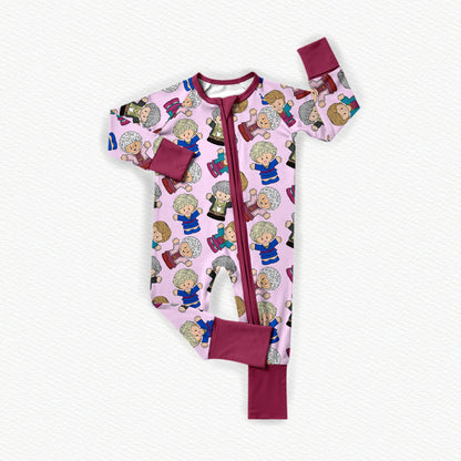 Golden Girls Tiny People Bamboo Zippy Pajamas