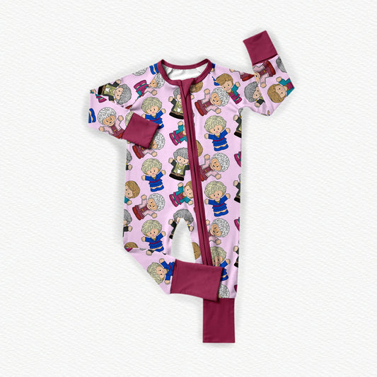 Golden Girls Tiny People Bamboo Zippy Pajamas