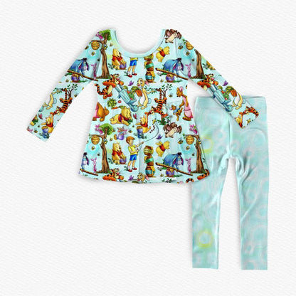 Christopher Robin Bamboo Long Sleeve Peplum & Leggings