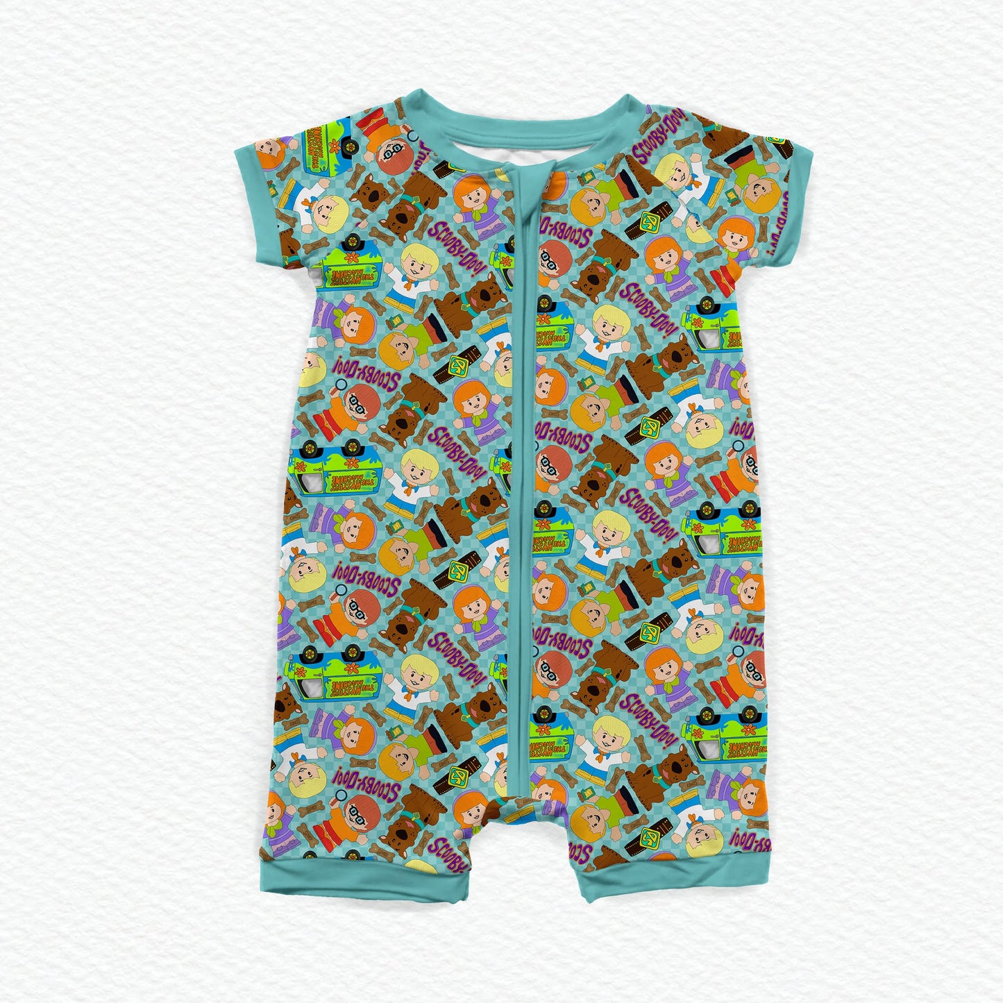 Mystery Machine Tiny People Bamboo Shortie