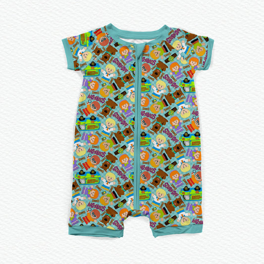 Mystery Machine Tiny People Bamboo Shortie