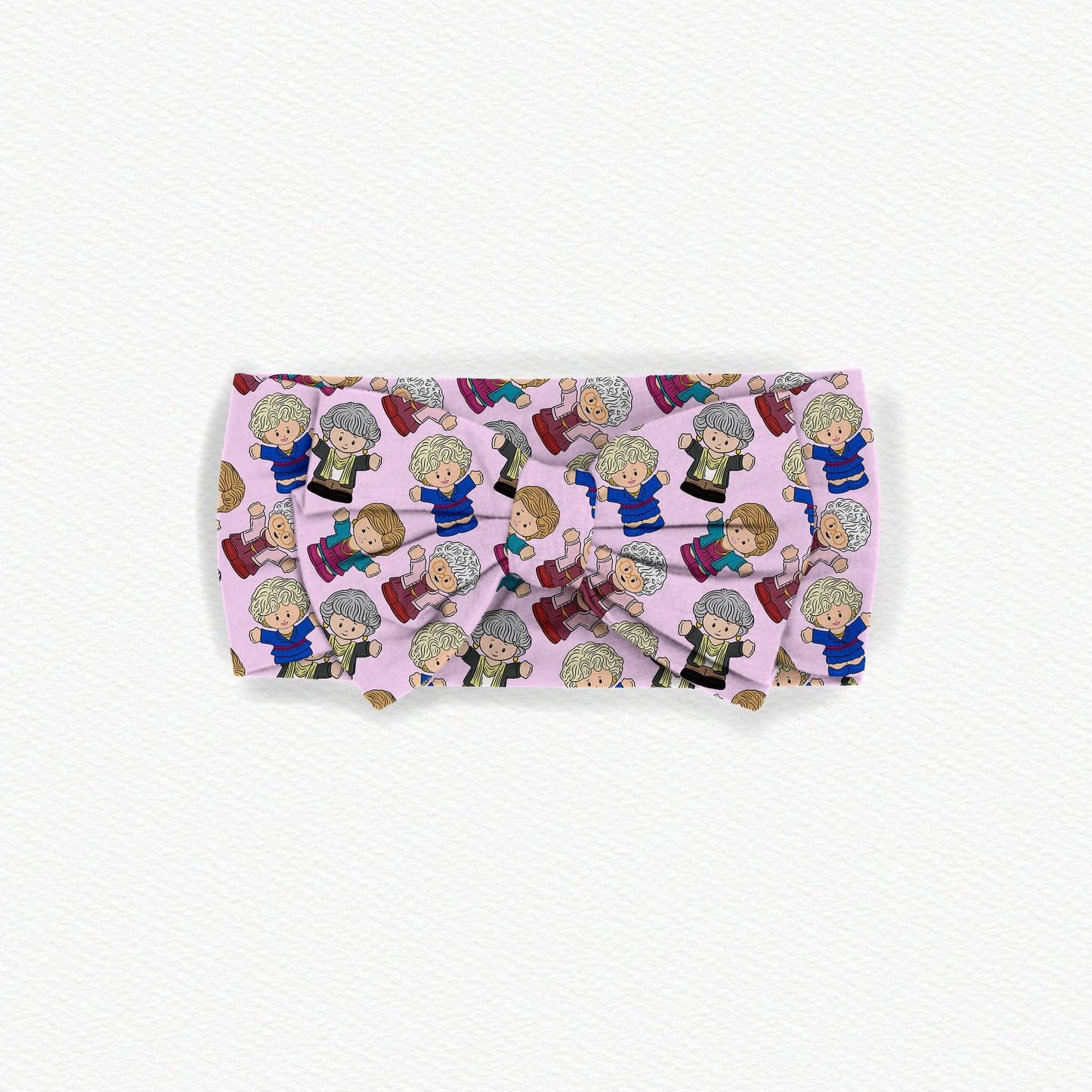 Golden Girls Tiny People Bamboo Bow Headband