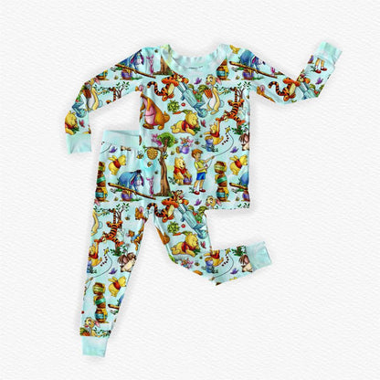 Christopher Robin Bamboo Long Sleeve Two Piece Pajama Set