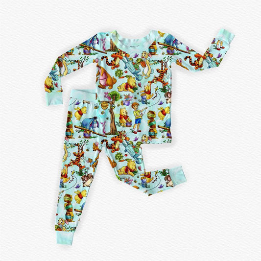 Christopher Robin Bamboo Long Sleeve Two Piece Pajama Set