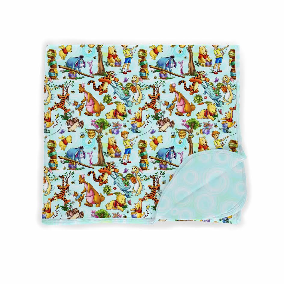 Christopher Robin Double Layered Bamboo Blanket