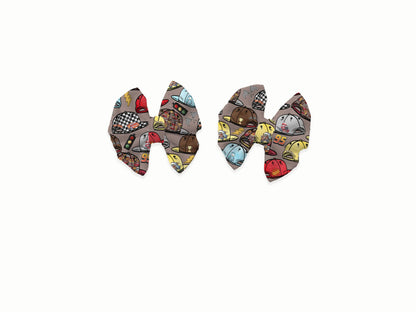 Cars Snapbacks Piggy Bows (Set of 2)