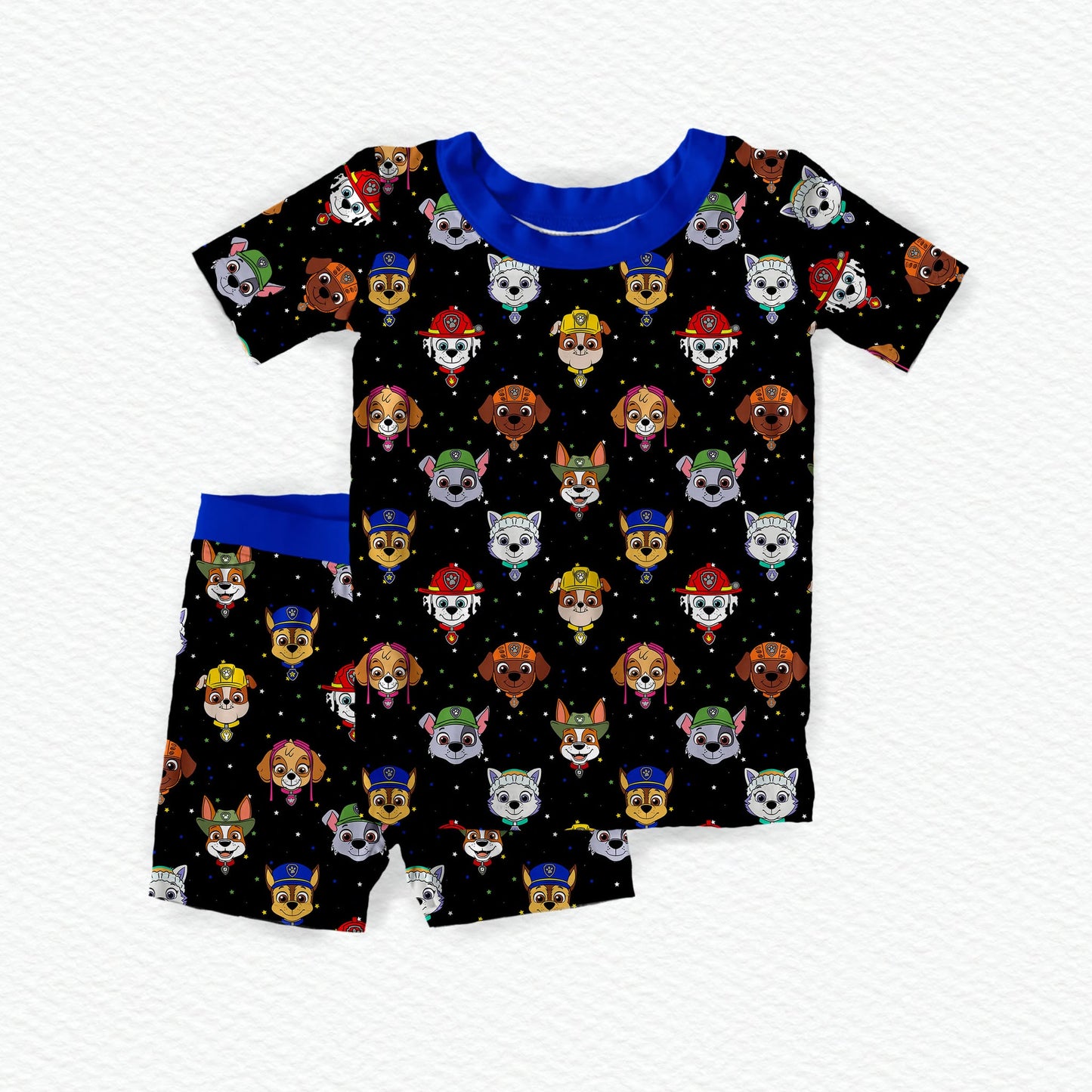 "I'm All Ears!" Bamboo Short Sleeve Shorts Two Piece Pajama Set