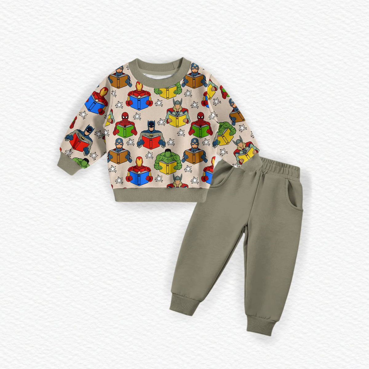 Marvelous Readers Bamboo Crewneck & Jogger Set