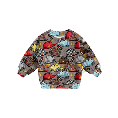 Cars Snapbacks Youth Crewneck Bamboo French Terry Pullover