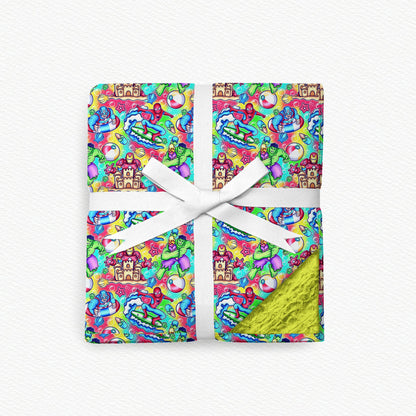 Avenger Vacation Fur Backed Bamboo Blanket