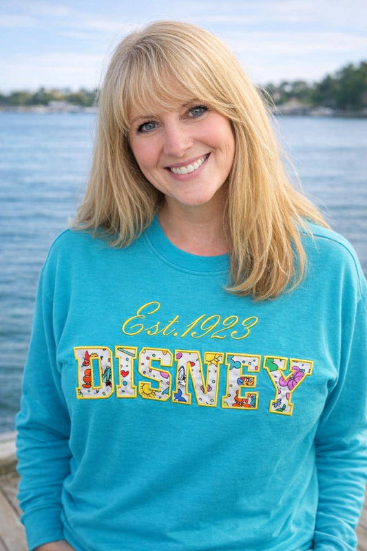 The Britches Box Adult Embroidered Crewneck - Limited Edition Subscription - APRIL