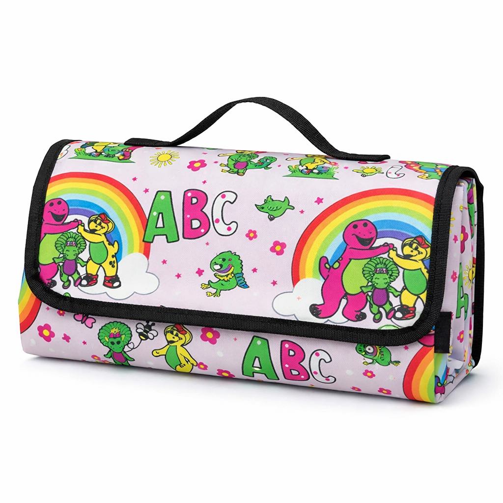 Barney & Butterflies 40"X50" Picnic / Beach Mat