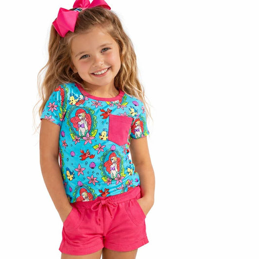 Ariel Bamboo Pocket Tee & Shorts Set